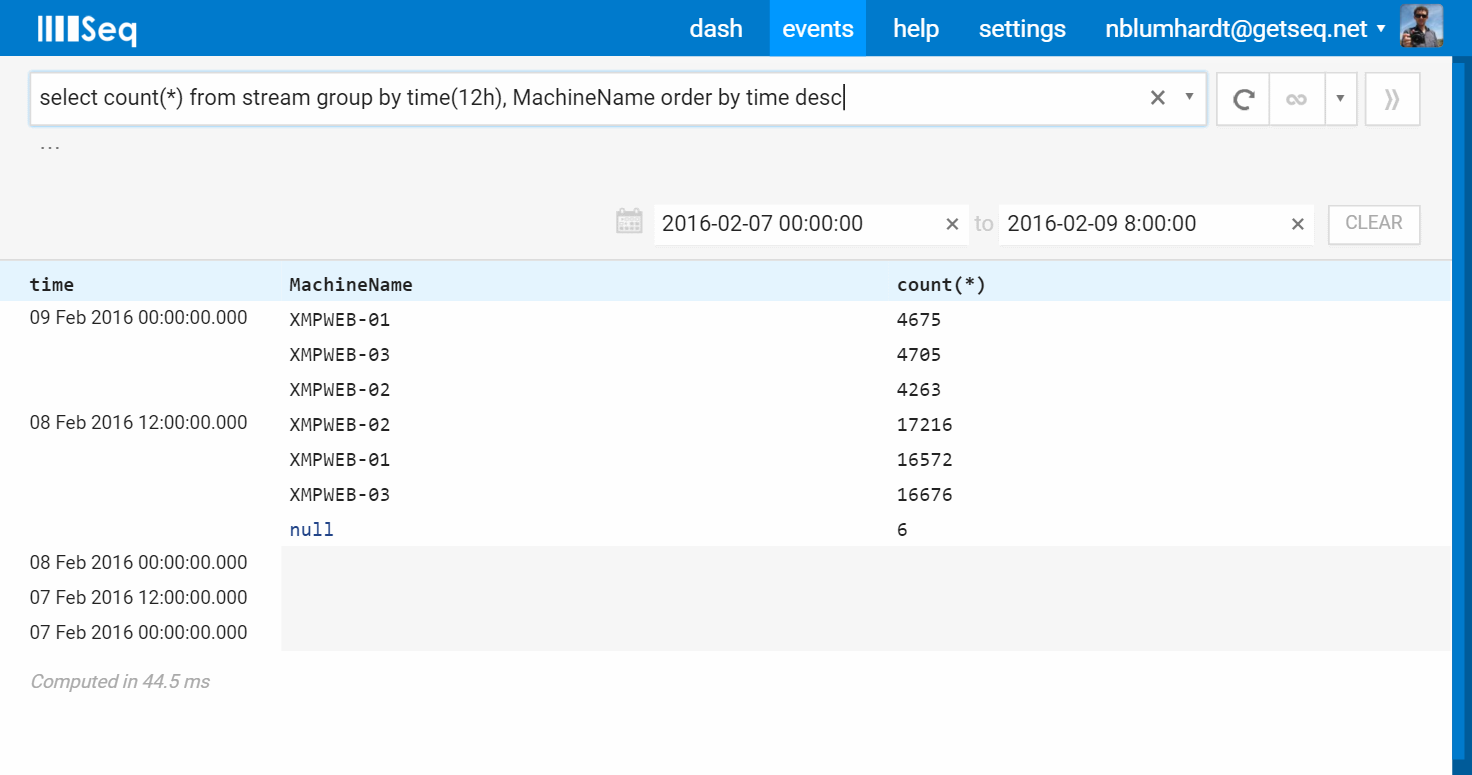 SQL Queries in Seq